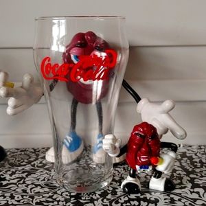 Vintage coca cola glass